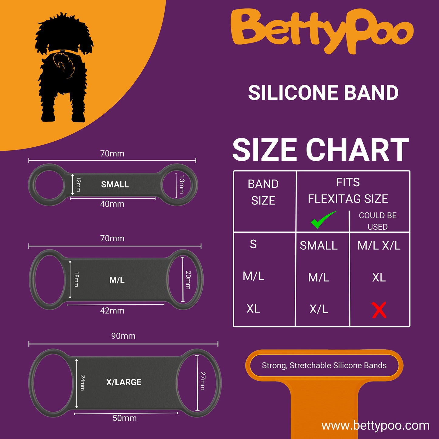 Spare Silicone Bands